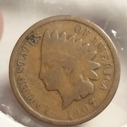 1907 Indian Head Penny