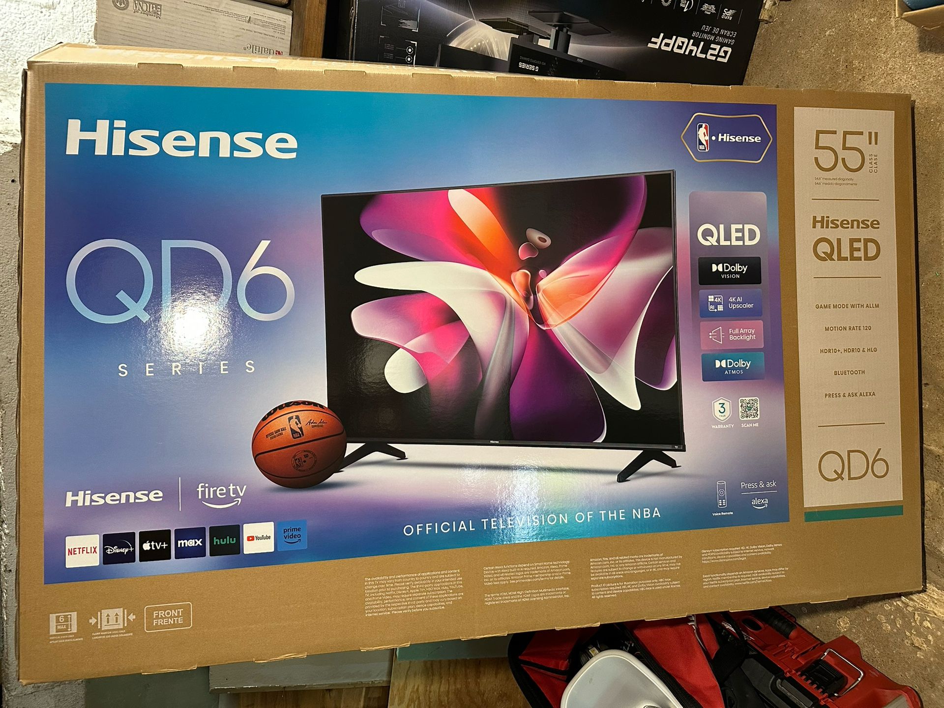 55” QLED Smart TV(Less Than 1 Yr Old)