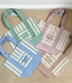 Trader Joe’s Mini Tote Bags Striped
