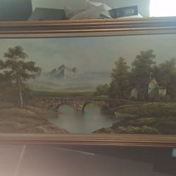 Sallers Antique Oil Painting
