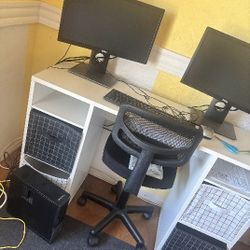 Dual Monitor Computer 