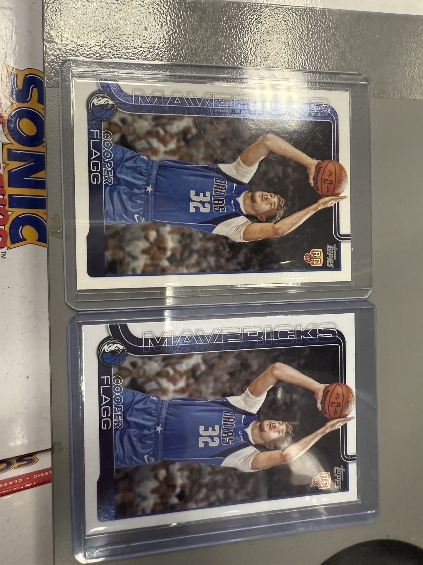 2025-26 Topps Cooper Flagg rookie basketball cards. X2