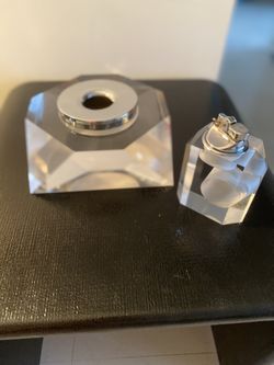 Vintage Contemporary One Of A Kind Lucite Decor Items