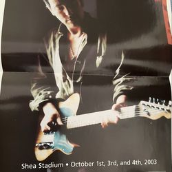 Springsteen Shea Stadium concert poster