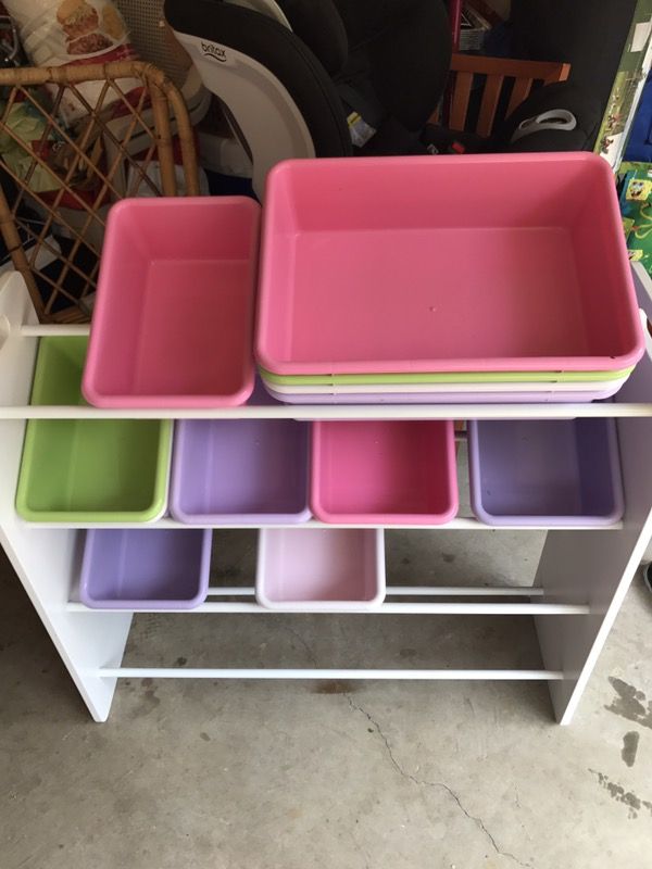 Toy Bins and Shelf in Excellent Condition!