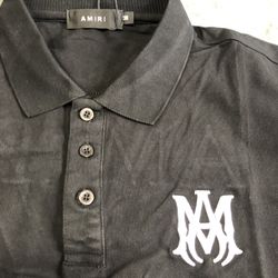 Black Amiri Polo.   S,m,l,xl