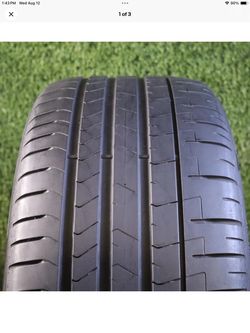 245 40R20 Pirelli PZero PZ4 with 70% Tread 6/32 99Y SKU 27940 Grade A Tires