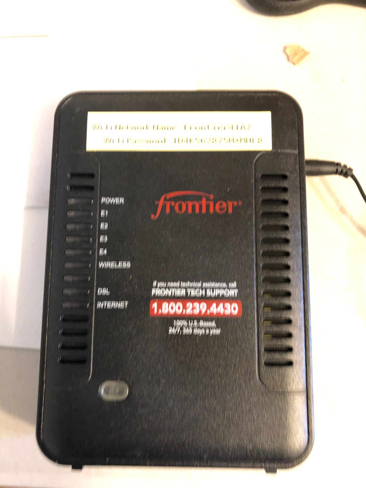 Frontier router netgear