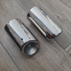 Stainless Steel Exhaust Tips Pair, Chrome Audi Q5/A4/A4L/A3, VW CC 2012 to 2015/ Passat 1.8T 2.0T 2011 to 2015 / Tiguan 2011 to 2015  Part