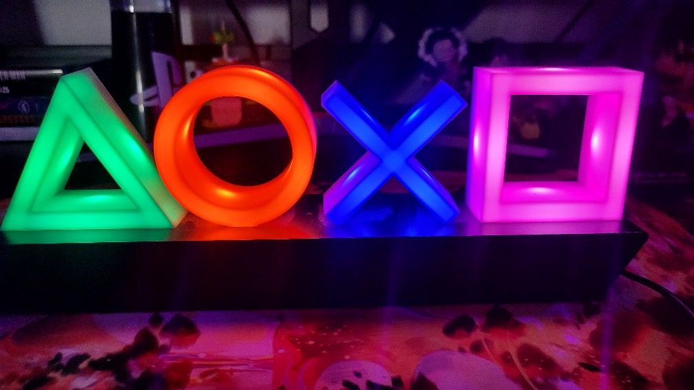 PS Buttons Led Sign