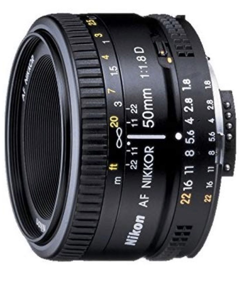 Nikon AF FX NIKKOR 50mm f/1.8D Lens for Nikon DSLR Cameras