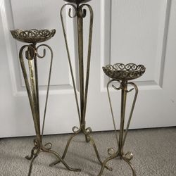 Metal Candles  Holders