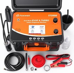 FOXWELL ST2000 Automotive Smoke Machine Leak Detector, EVAP Turbo, Intake, Exhaust, Dual Mode Air-Smoke