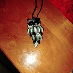Costume Jewelry Owl And Chain