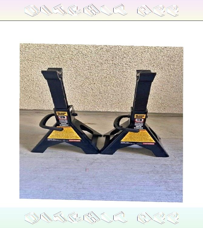 Heavy Duty Jack Stands Double Protection Design week employee