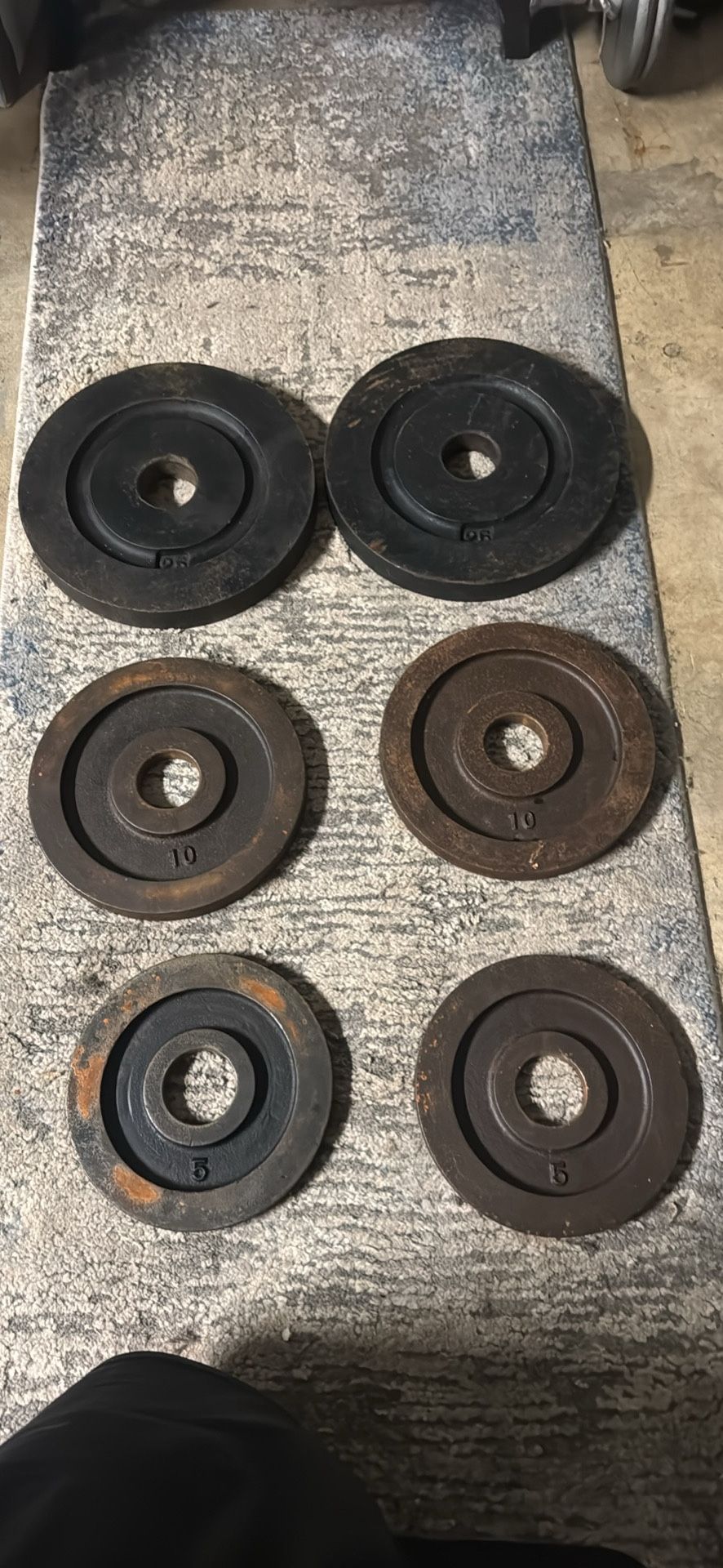 York Milled Era Pre USA weight Plates