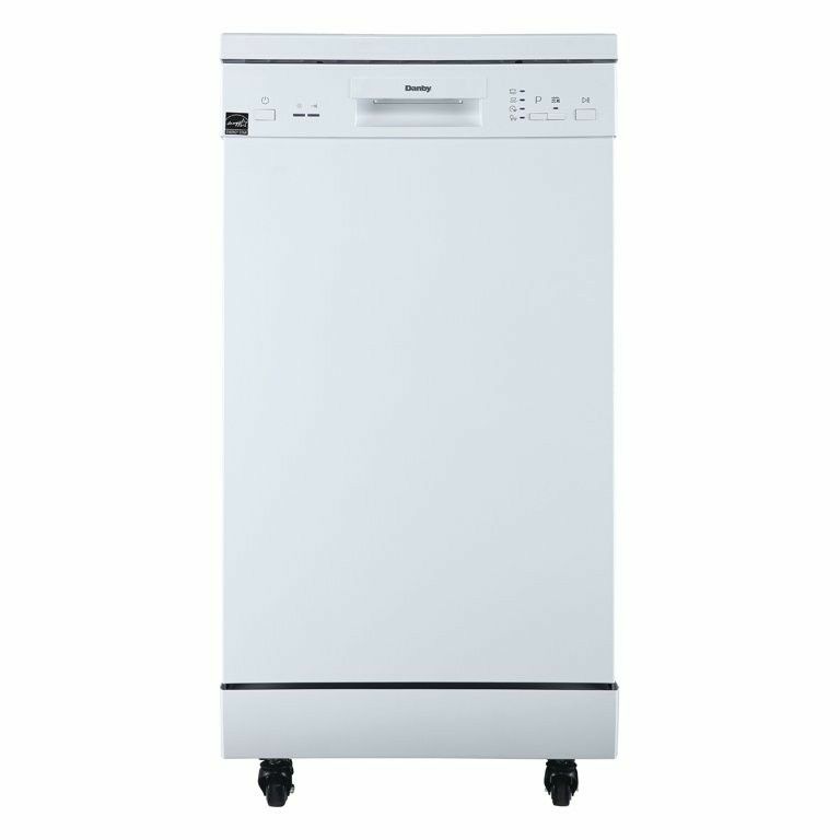 Danby 18 Portable Dishwasher, White DDW1805EWP