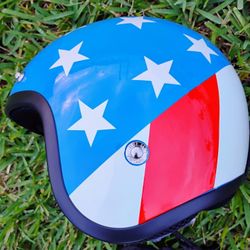 Captain America Motorcycle Helmet 