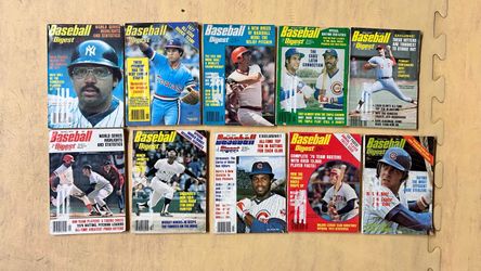 Vintage Baseball Digest Magazine Lot 1970s