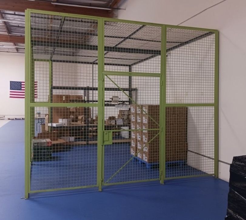 Security Cage Storage 18' x 12' x 10' 