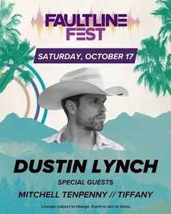3 tickets for Faultline Festival w/ Dustin Lynch