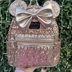Disney Rosegold Loungefly