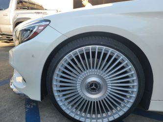 22" New Staggerd FLOATING CAPS Wheels & new Tires For MERCEDES BENZ S550 Coupe/S560 COUPE