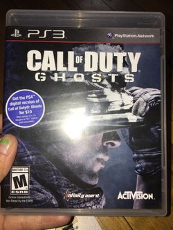 PS3 cod ghosts