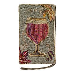 Mary Frances Wine Time Crossbody Phone Bag