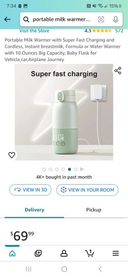 Portable Milk Warmer