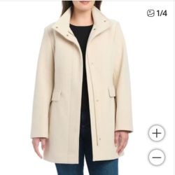 Vince Camuto Ladies Peacoat Zip Jacket 