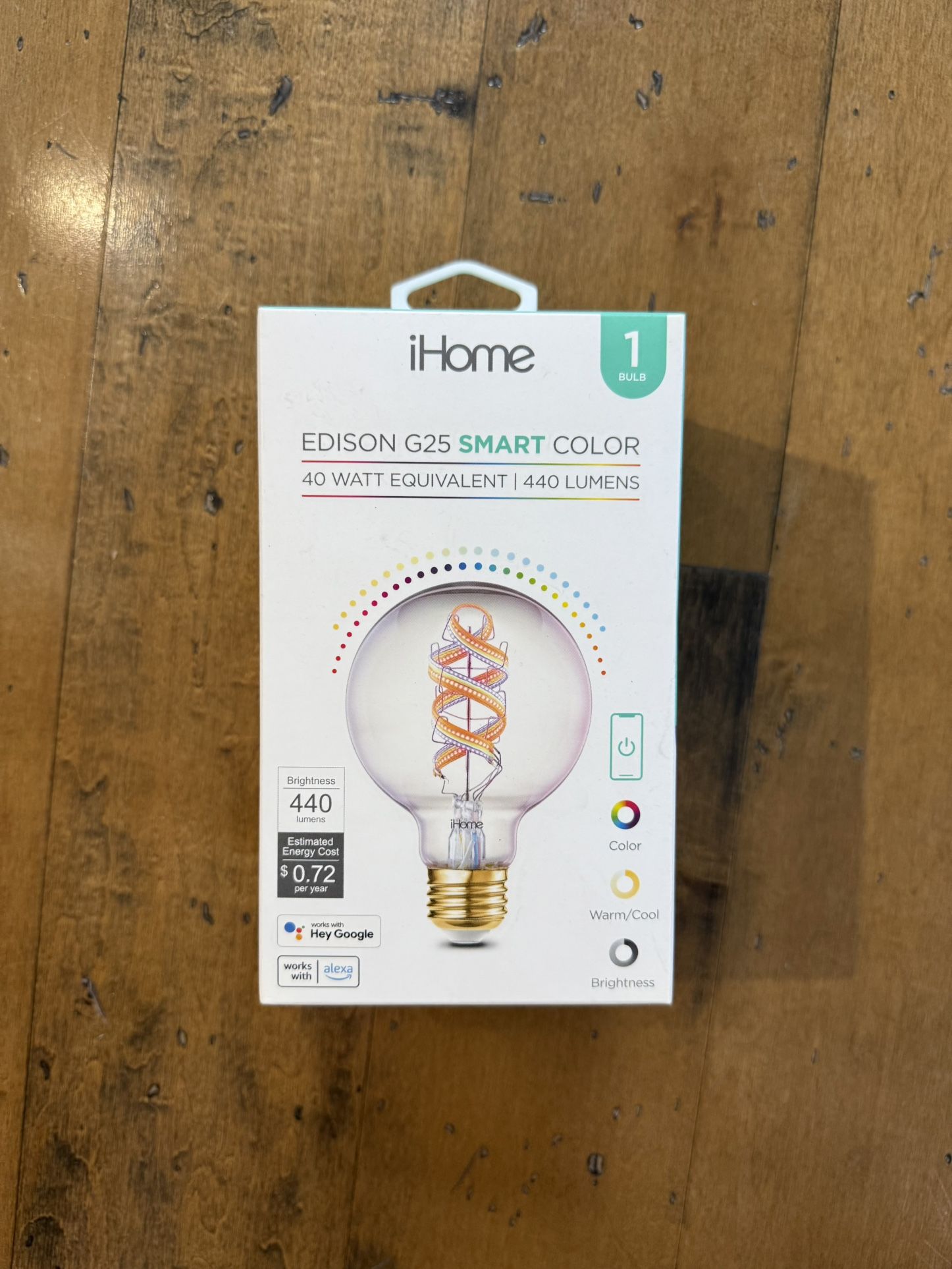 Large iHome Edison Smart Bulb