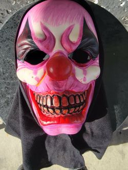 Halloween evil clown mask