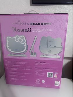 hello kitty led makeup mirror with base
