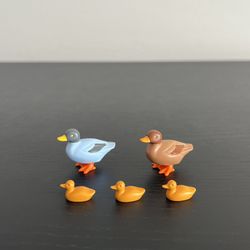 Playmobil Duck Duckling Bird Animal Toy Figures 5 Pc Farm Pond