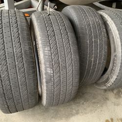 4 bridgestone alenza tires 275/60/20 