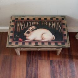 Rabbit Stool With Drawer