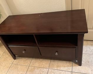 Tv Stand Madera Sólida Excelente Condiciones 