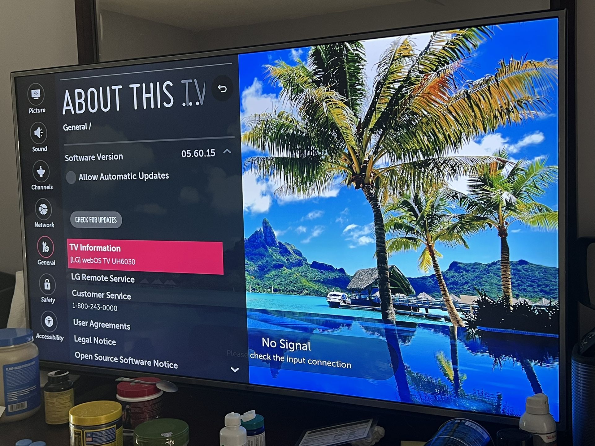 LG Smart Tv ( Model: Tv UH6030 )
