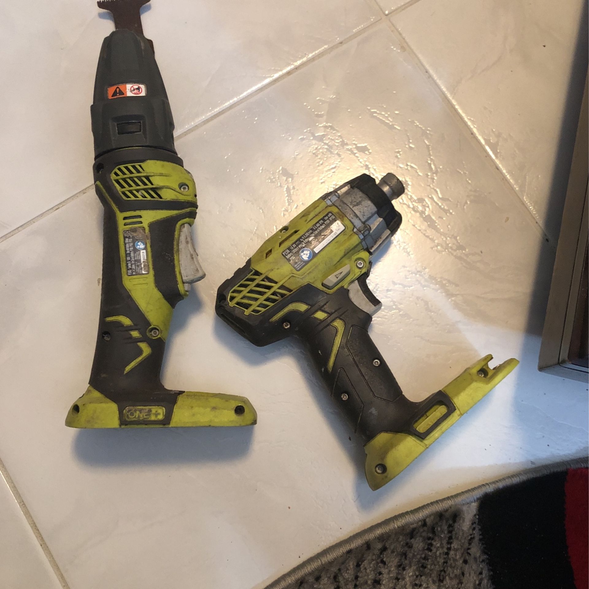 Ryobi One + P236 Impact & Ryobi P248 18v Multi Tool