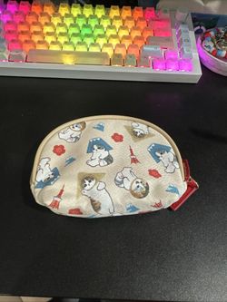Mofusand Pouch Mt. Fuji Tokyo Tower NWT from Japan