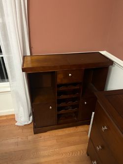 Buffet Table w/ Wine Holder