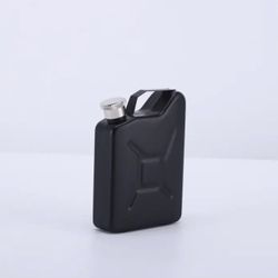 GAS TANK DRINKING FLASK STAINLESS STEEL  5oz