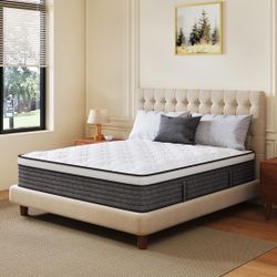 Queen 10 Inch Hybrid Mattress in a Box
