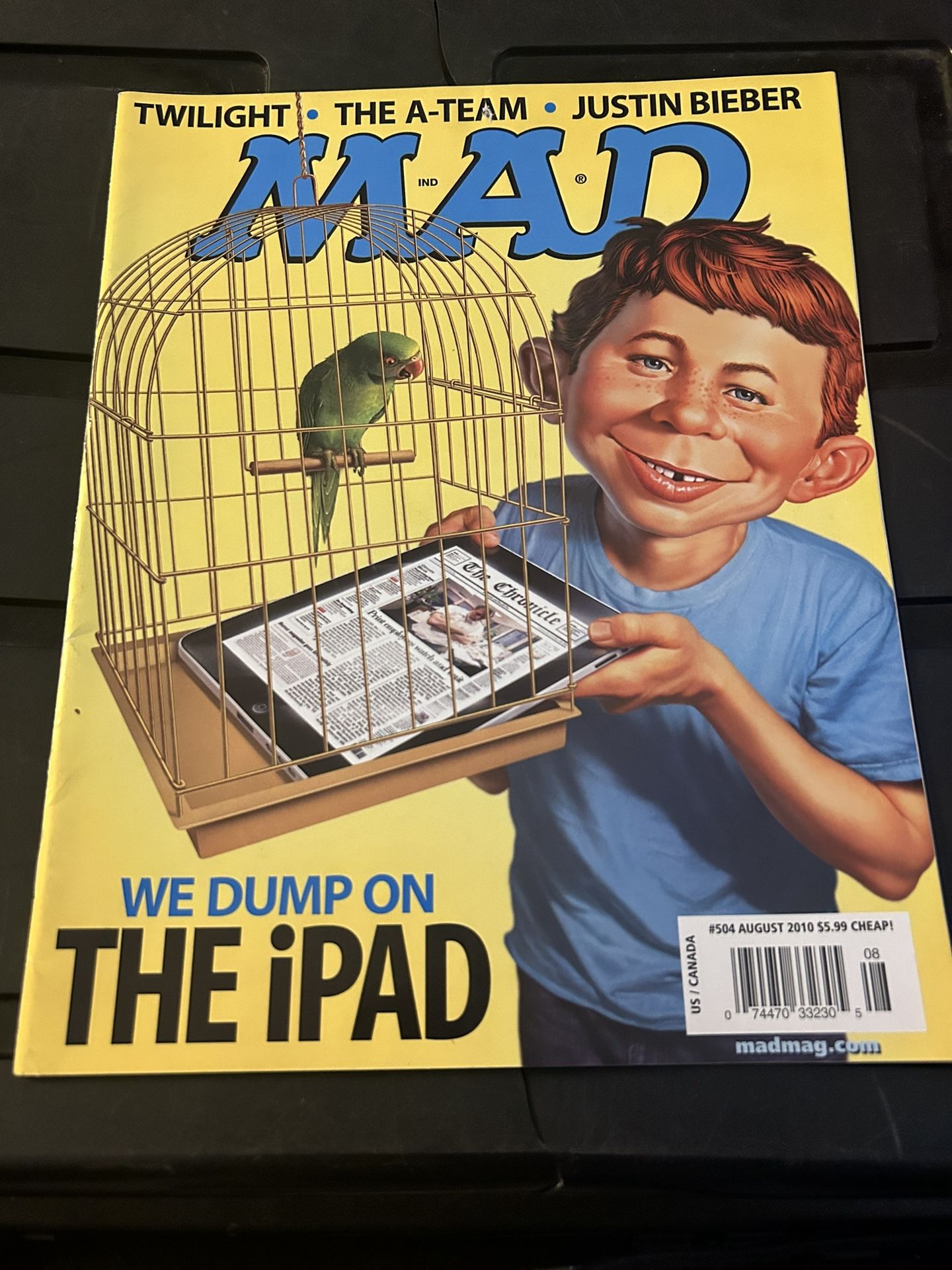 Mad Magazine #504 August 2010 I-Pad, Twilight, Justin Bieber