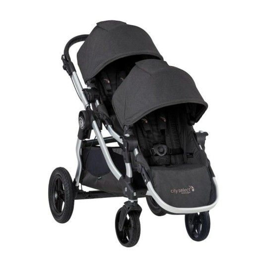 Baby Jogger City Select Double BLACK With Accessories 