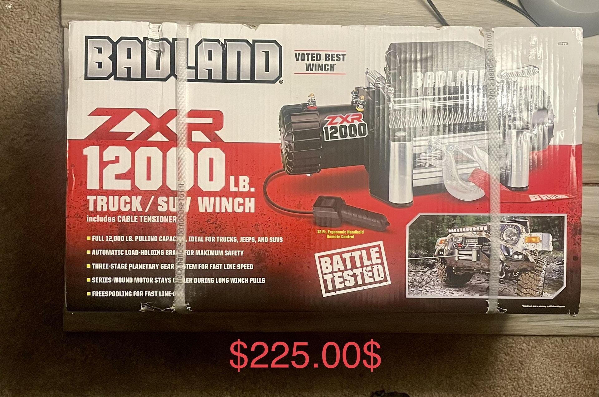 Badland Zxr 12,000lb Truck/suv Winch Brand New Still In Box