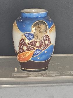 Vintage bone china, K Ishihara  Mini Vase 2 1/2 Inches