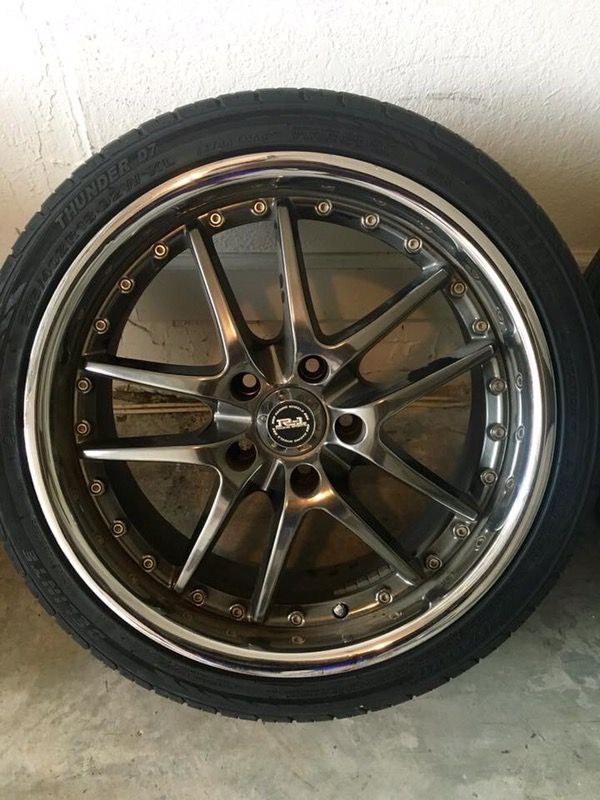 R1 Racing Wheels "18's" (4) see description.