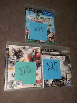 PlayStation 3 Video Games PS3 “Tested” (Works)